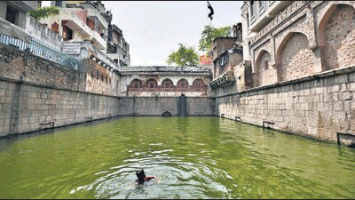 The baoli is a centrally protected monument. (HT archive) The baoli is a centrally protected monument. (HT archive)