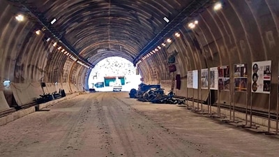 The tunnel has been constructed at a cost of ₹700 crore on the Balipara-Charduar-Tawang road. (HT Photo) The tunnel has been constructed at a cost of ₹700 crore on the Balipara-Charduar-Tawang road. (HT Photo)