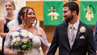 Gina Weingart, 37, and Emerson Weingart, 33 got married just last summer (Gina Lynn Weingart/Facebook) Gina Weingart, 37, and Emerson Weingart, 33 got married just last summer (Gina Lynn Weingart/Facebook)