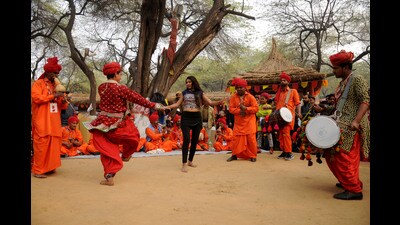 While Uttar Pradesh is the host state this year, Bihar, Karnataka, Madhya Pradesh, Odisha, Rajasthan, Tamil Nadu and Uttarakhand are partner states at the show. (HT Archive) While Uttar Pradesh is the host state this year, Bihar, Karnataka, Madhya Pradesh, Odisha, Rajasthan, Tamil Nadu and Uttarakhand are partner states at the show. (HT Archive)