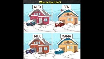 Brain Teaser: Can you figure out who the thief is? (Threads/@denis_holdings) Brain Teaser: Can you figure out who the thief is? (Threads/@denis_holdings)