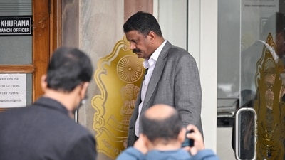 Chandigarh mayoral polls: Anil Masih, Returning officer of Chandigarh Mayor Election, arrives at Supreme Court for the hearing upon the Chandigarh Mayor Elections case in New Delhi. (Photo by Sanchit Khanna / Hindustan Times) (Hindustan Times) Chandigarh mayoral polls: Anil Masih, Returning officer of Chandigarh Mayor Election, arrives at Supreme Court for the hearing upon the Chandigarh Mayor Elections case in New Delhi. (Photo by Sanchit Khanna / Hindustan Times) (Hindustan Times)