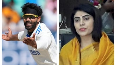 Ravindra Jadeja and his wife Rivaba Ravindra Jadeja and his wife Rivaba