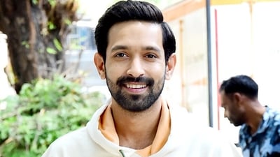 Actor Vikrant Massey was last seen in the film 12th Fail.