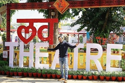 The actor calls the campus a pious place. (Photo: Manoj Verma/HT) The actor calls the campus a pious place. (Photo: Manoj Verma/HT)