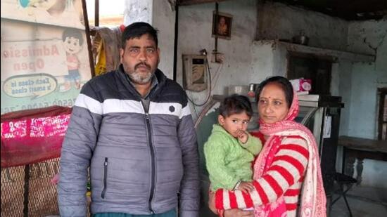 Among the families facing displacement are many that were previously relocated in 1970s due to the construction of Pong Dam. (HT Photo)