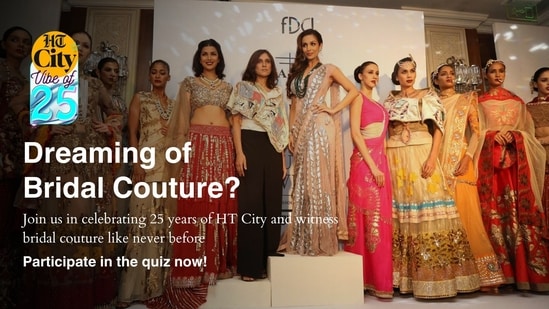 Join us for a special session with Rina Dhaka and witness bridal couture.