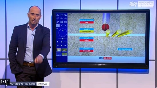 Nasser Hussain explaining the need of umpire's call in DRS