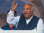 Congress chief Mallikarjun Kharge (PTI)