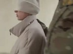 A chilling video shows Ksenia Karelina, who was detained by Russian president Vladimir Putin’s FSB security service, being escorted through a narrow hallway, blindfolded (The Mirror screenshot) A chilling video shows Ksenia Karelina, who was detained by Russian president Vladimir Putin’s FSB security service, being escorted through a narrow hallway, blindfolded (The Mirror screenshot)