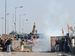 Farmers protesting Farmers protesting