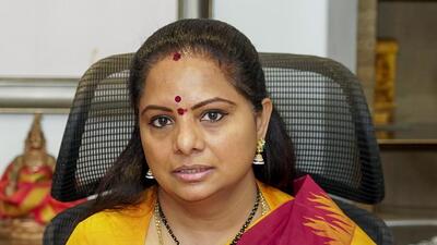 Bharat Rashtra Samithi MLC K Kavitha. (ANI) Bharat Rashtra Samithi MLC K Kavitha. (ANI)