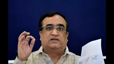 Congress treasurer Ajay Maken questioned why the Congress is facing the IT demand of ₹210 crore. (PTI) Congress treasurer Ajay Maken questioned why the Congress is facing the IT demand of ₹210 crore. (PTI)