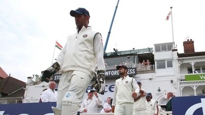 Dhruv Jurel revealed his fanboy moment with MS Dhoni (Getty Images)