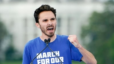 Parkland shooting survivor David Hogg (AP ) Parkland shooting survivor David Hogg (AP )