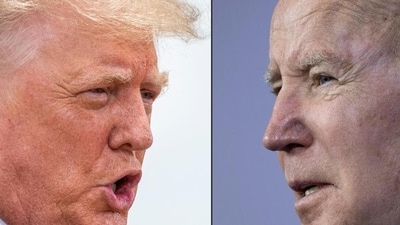 Former US president Donald Trump (left) and US President Joe Biden (AFP) (AFP) Former US president Donald Trump (left) and US President Joe Biden (AFP) (AFP)