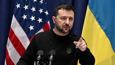 Ukrainian President Volodymyr Zelensky (AFP)