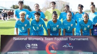 Manisha Kalyan’s brace helped India open their campaign in the Turkish Women’s Cup football tournament (Indian Football-X) Manisha Kalyan’s brace helped India open their campaign in the Turkish Women’s Cup football tournament (Indian Football-X)