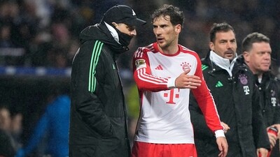 Bayern's Leon Goretzka talks with Bayern's head coach Thomas Tuchel (AP) Bayern's Leon Goretzka talks with Bayern's head coach Thomas Tuchel (AP)