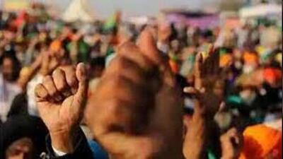 SKM members held protests outside BJP offices in Haryana. (HT File)