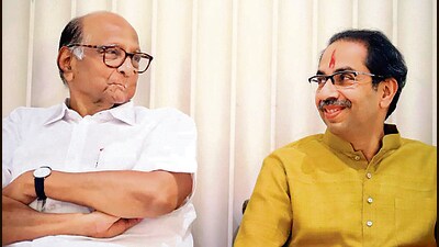 The Maha Vikas Aghadi (MVA) has finalised a seat-sharing agreement for 39 Lok Sabha seats in Maharashtra and Congress leader Rahul Gandhi and Shiv Sena (UBT) chief Uddhav Thackeray will decide on remaining nine seats (HT PHOTO) The Maha Vikas Aghadi (MVA) has finalised a seat-sharing agreement for 39 Lok Sabha seats in Maharashtra and Congress leader Rahul Gandhi and Shiv Sena (UBT) chief Uddhav Thackeray will decide on remaining nine seats (HT PHOTO)
