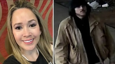 Raad Almansoori (R) is a suspect in the muder of 38-year-old Denisse Oleas-Arancibia (L) (Facebook, DCPI) Raad Almansoori (R) is a suspect in the muder of 38-year-old Denisse Oleas-Arancibia (L) (Facebook, DCPI)