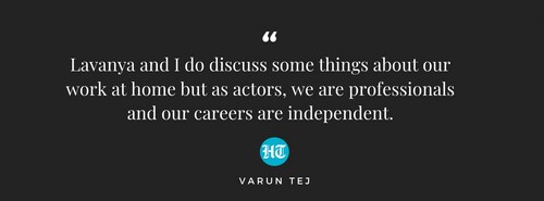 Varun Tej on married life with Lavanya. Varun Tej on married life with Lavanya.