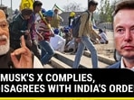 ELON MUSK'S X COMPLIES, BUT DISAGREES WITH INDIA'S ORDER