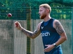 England's captain Ben Stokes during a practice session England's captain Ben Stokes during a practice session