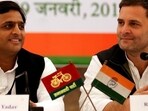A file picture of Akhilesh Yadav and Rahul Gandhi (File Photo/Reuters)