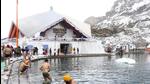 Last year, over 2.62 lakh people had registered for the yatra and about 2.4 lakh visited the shrine. (File photo)