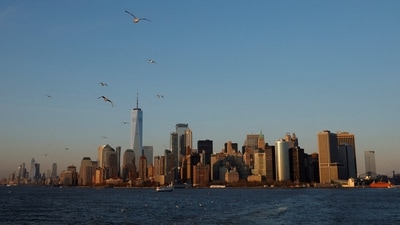 FILE PHOTO: Manhattan skyline is seen during sunset in New York City, New York, U.S. March 29, 2023. REUTERS/Amanda Perobelli//File Photo (REUTERS)