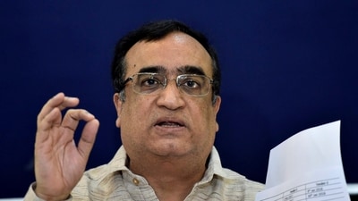 Congress treasurer Ajay Maken questioned why the Congress is facing the IT demand of  ₹210 crore. (PTI) (HT_PRINT)