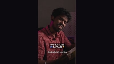 Rohit Sharma's fan reciting a poem for him. Ritika Sajdeh has reacted to his video. (Instagram/@indian_cricket_comedy) Rohit Sharma's fan reciting a poem for him. Ritika Sajdeh has reacted to his video. (Instagram/@indian_cricket_comedy)