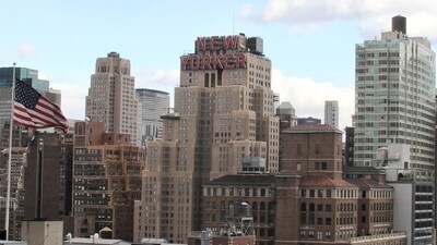 The man who was arrested after claiming ownership of the New Yorker Hotel first stayed in the place back in 2018. (AP) The man who was arrested after claiming ownership of the New Yorker Hotel first stayed in the place back in 2018. (AP)
