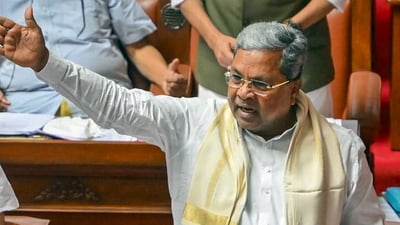 Karnataka Chief Minister Siddaramaiah hit out at the Centre. (PTI) Karnataka Chief Minister Siddaramaiah hit out at the Centre. (PTI)