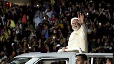 Narendra Modi is seeking a third successive term as prime minister. (PTI file) Narendra Modi is seeking a third successive term as prime minister. (PTI file)