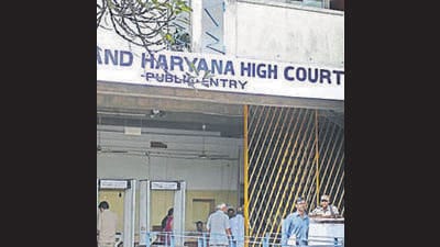 Punjab and Haryana High Court building in Chandigarh