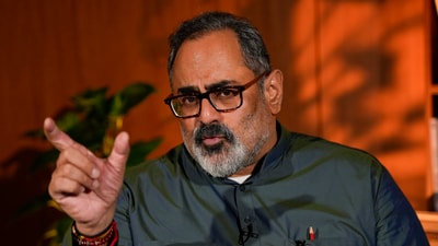 Union minister Rajeev Chandrasekhar (PTI) (HT_PRINT) Union minister Rajeev Chandrasekhar (PTI) (HT_PRINT)