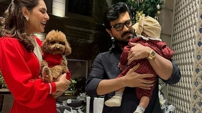 Upasana and Ram Charan with their first born Klin Kaara