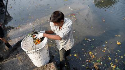 Recently in a pilot study, the PMC sprayed a bio-enzyme on the Ramnadi river at Bavdhan. (HT FILE)