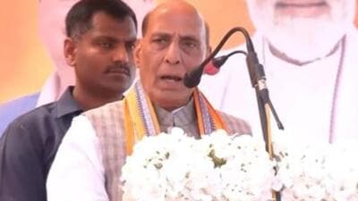 Senior BJP leader Rajnath Singh launched a sharp attack on the Congress in his speeches in Odisha (X/RajnathSingh_in) Senior BJP leader Rajnath Singh launched a sharp attack on the Congress in his speeches in Odisha (X/RajnathSingh_in)