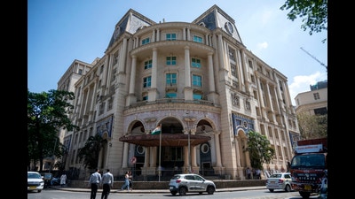 The raids and searches were going on at the Hiranandani Group headquarters in Powai and at least three other offices in Mumbai. (Satish Bate/ HT Photo)