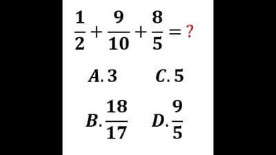 Brain Teaser: Can you solve this maths question in 20 seconds or less? (X/@ezdailyquiz) Brain Teaser: Can you solve this maths question in 20 seconds or less? (X/@ezdailyquiz)