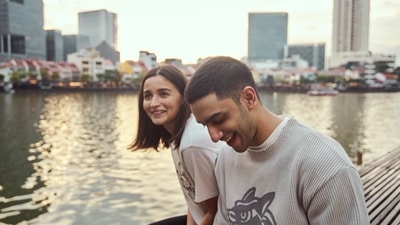 Alia Bhatt with Vedang Raina. Alia Bhatt with Vedang Raina.