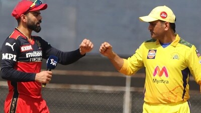 Virat Kohli and MS Dhoni ahead of RCB's IPL match against CSK (IPL/X) Virat Kohli and MS Dhoni ahead of RCB's IPL match against CSK (IPL/X)