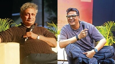 Piyush Mishra and Mukesh Chhabra took to stage at NSD, during the recently concluded Bharat Rang Mahotsav, to give a master class on acting, theatre, films and more. (Photos: Manoj Verma/HT) Piyush Mishra and Mukesh Chhabra took to stage at NSD, during the recently concluded Bharat Rang Mahotsav, to give a master class on acting, theatre, films and more. (Photos: Manoj Verma/HT)