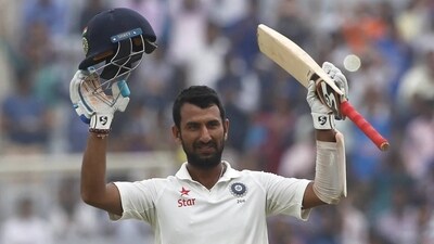 Pujara broke the record for longest ever innings by an Indian in the first Test that was played in Ranchi (BCCI) Pujara broke the record for longest ever innings by an Indian in the first Test that was played in Ranchi (BCCI)