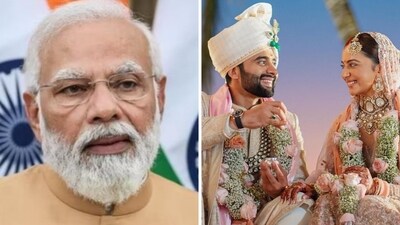 Rakul Preet Singh reacted after Narendra Modi congratulated the couple. Rakul Preet Singh reacted after Narendra Modi congratulated the couple.