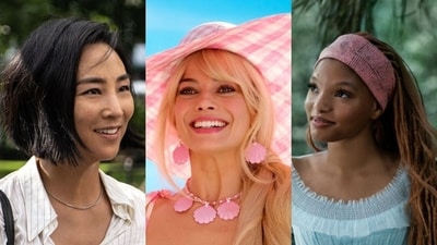 Greta Lee (Past Lives), Margot Robbie (Barbie) and Halle Bailey (The Little Mermaid) Greta Lee (Past Lives), Margot Robbie (Barbie) and Halle Bailey (The Little Mermaid)
